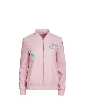 Barbie® Varsity Jacket | Pink