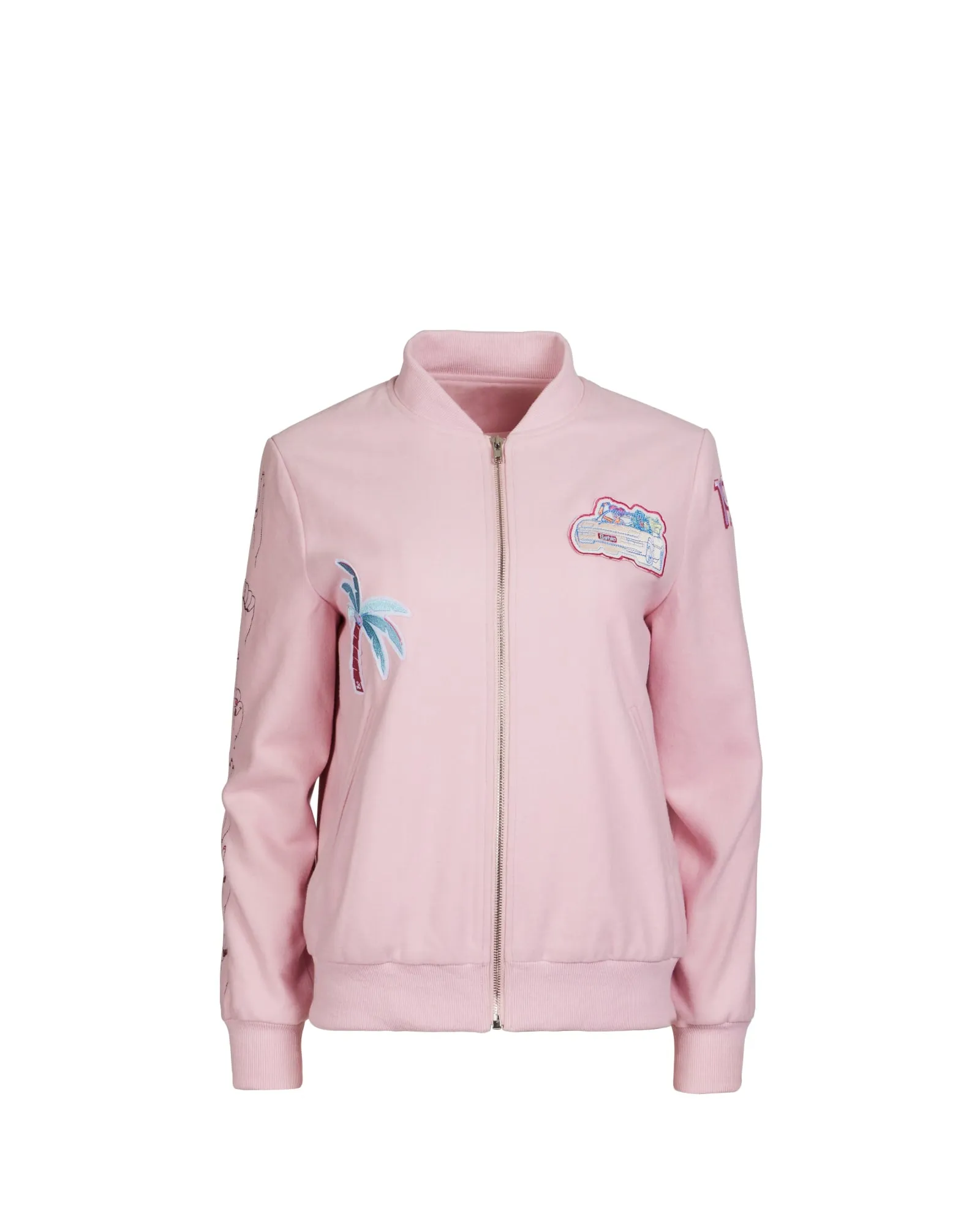 Barbie® Varsity Jacket | Pink