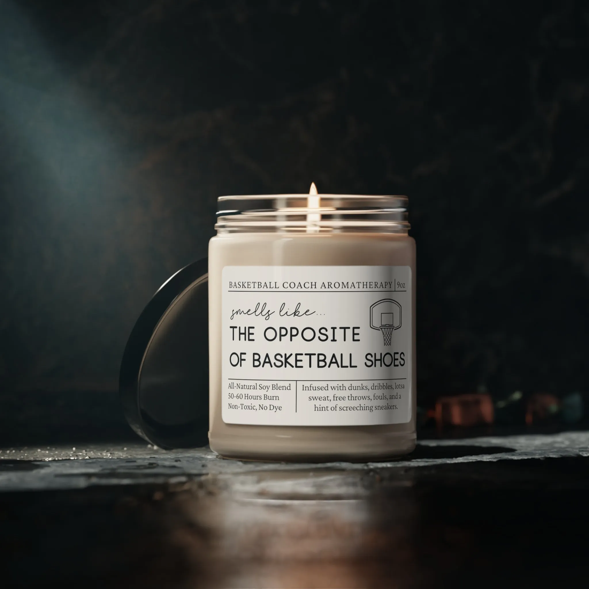 Basketball Coach Candle - Smells Like the Opposite of Basketball Shoes