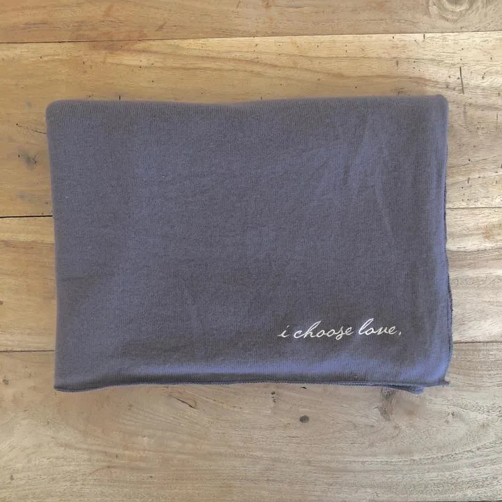 Be Love - Yoga Poncho Heather Grey