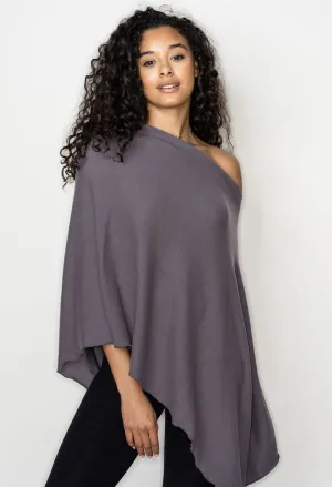 Be Love - Yoga Poncho Heather Grey