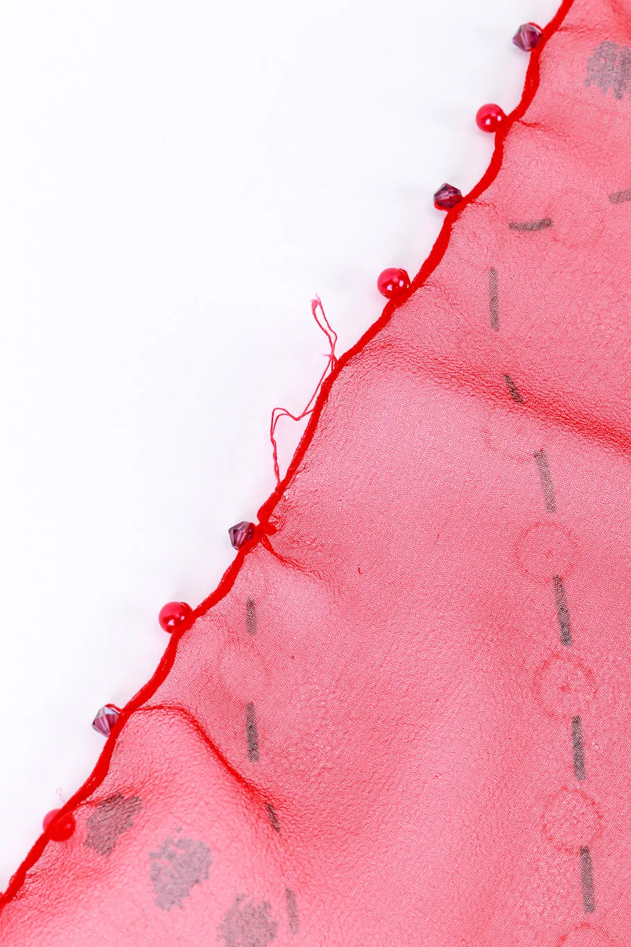 Bead Sequin & Rhinestone Ruched Gown