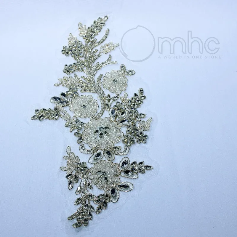 Beaded Lace Patches XDH3870