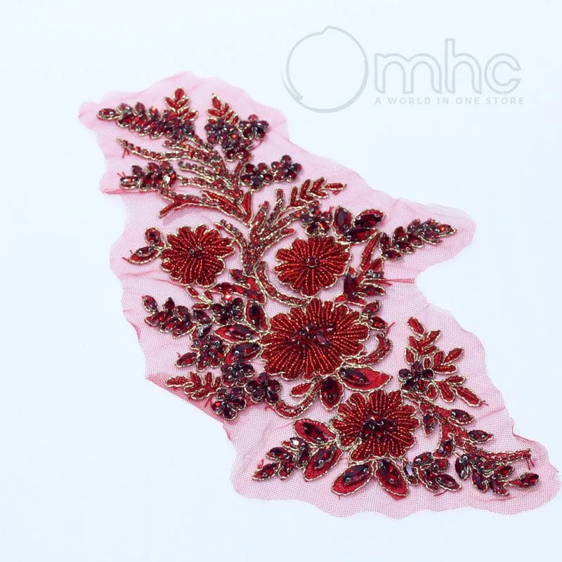 Beaded Lace Patches XDH3870