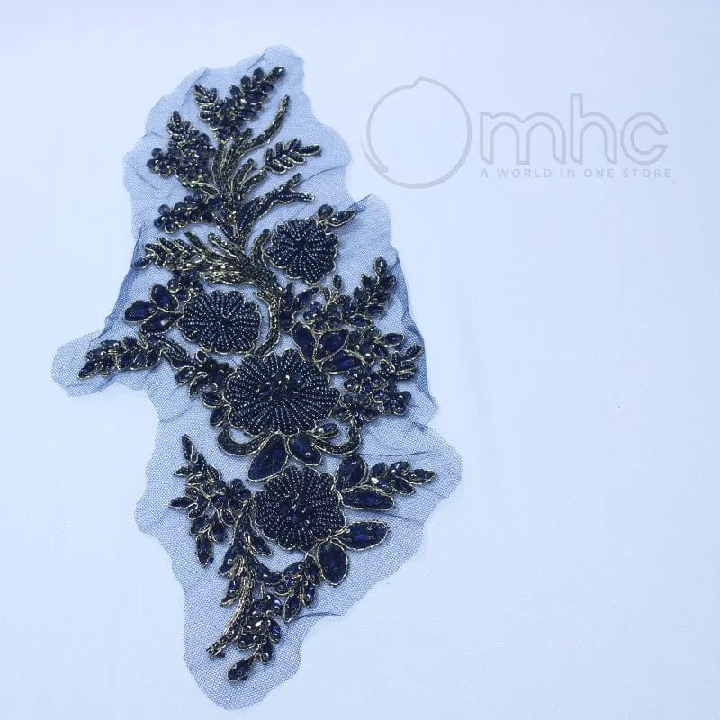Beaded Lace Patches XDH3870