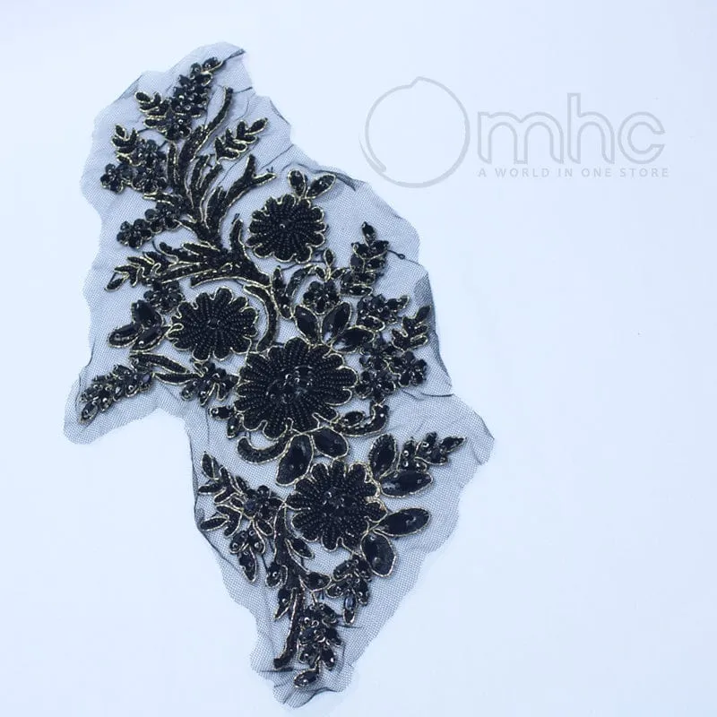Beaded Lace Patches XDH3870