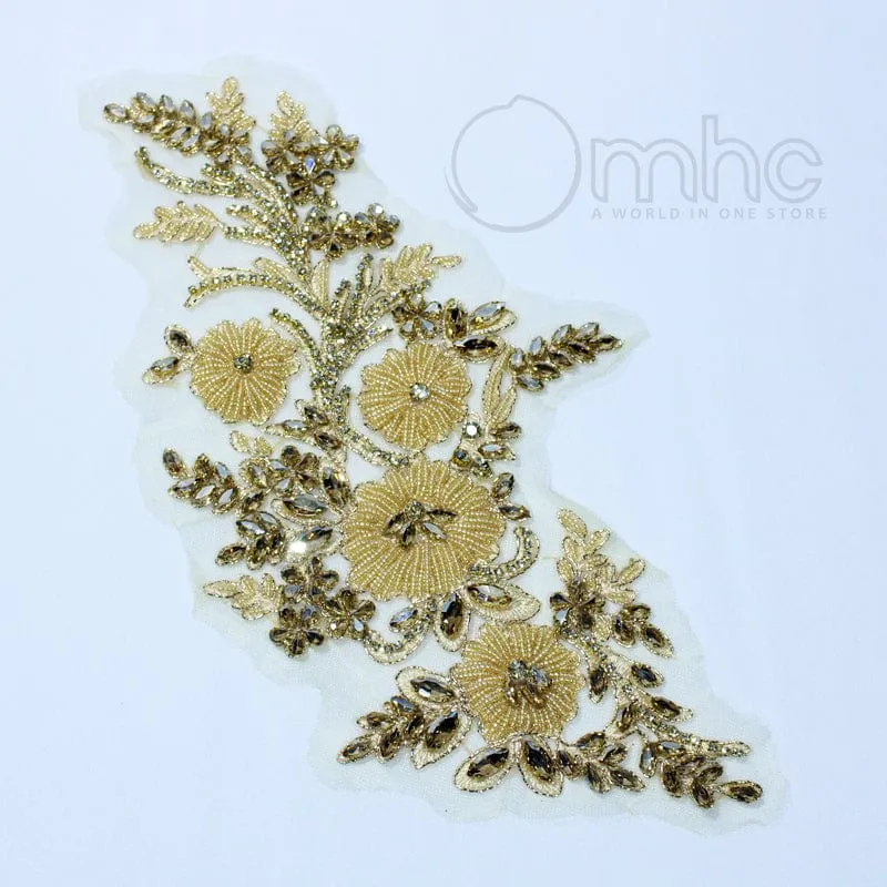 Beaded Lace Patches XDH3870