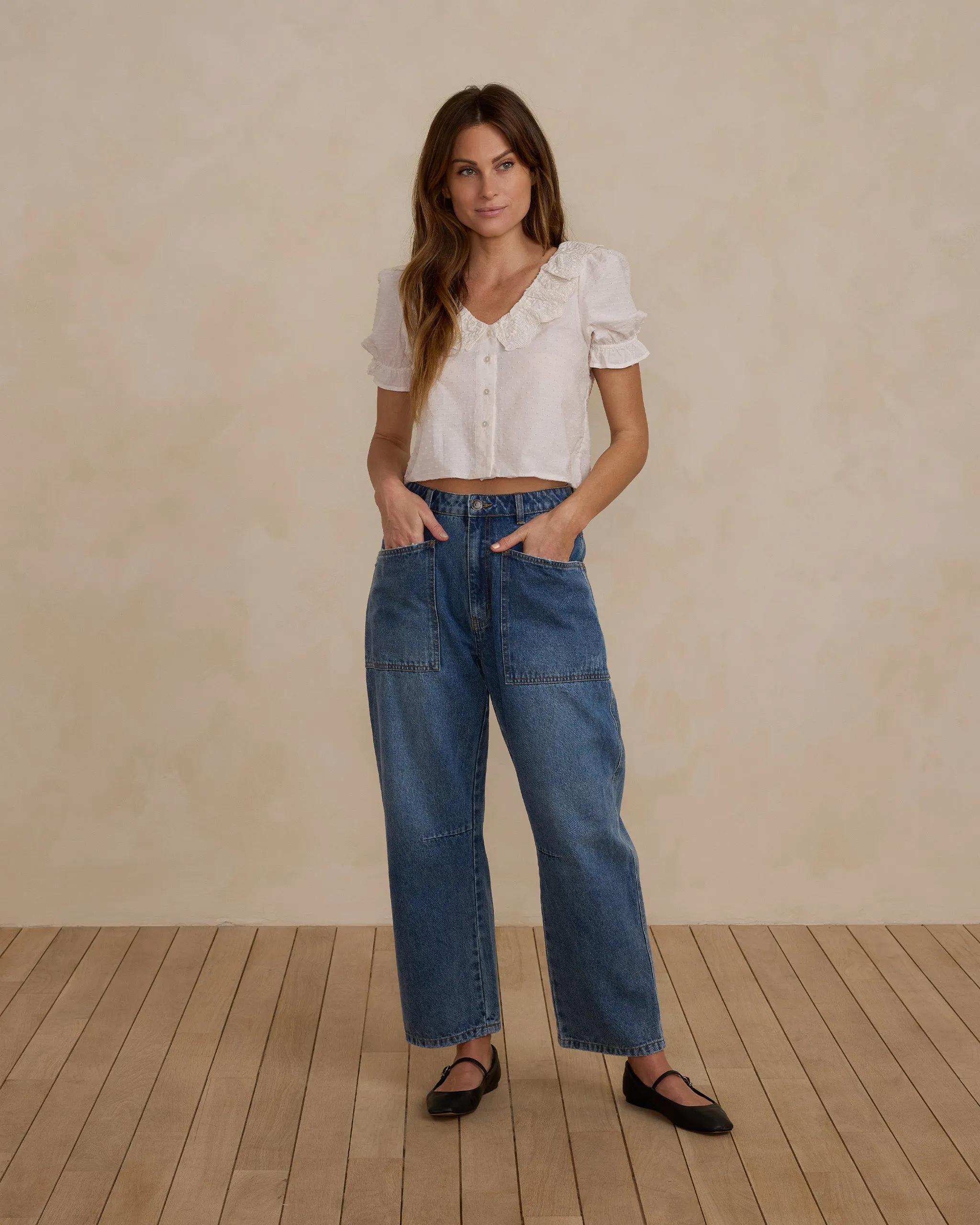 Bella Blouse || Natural