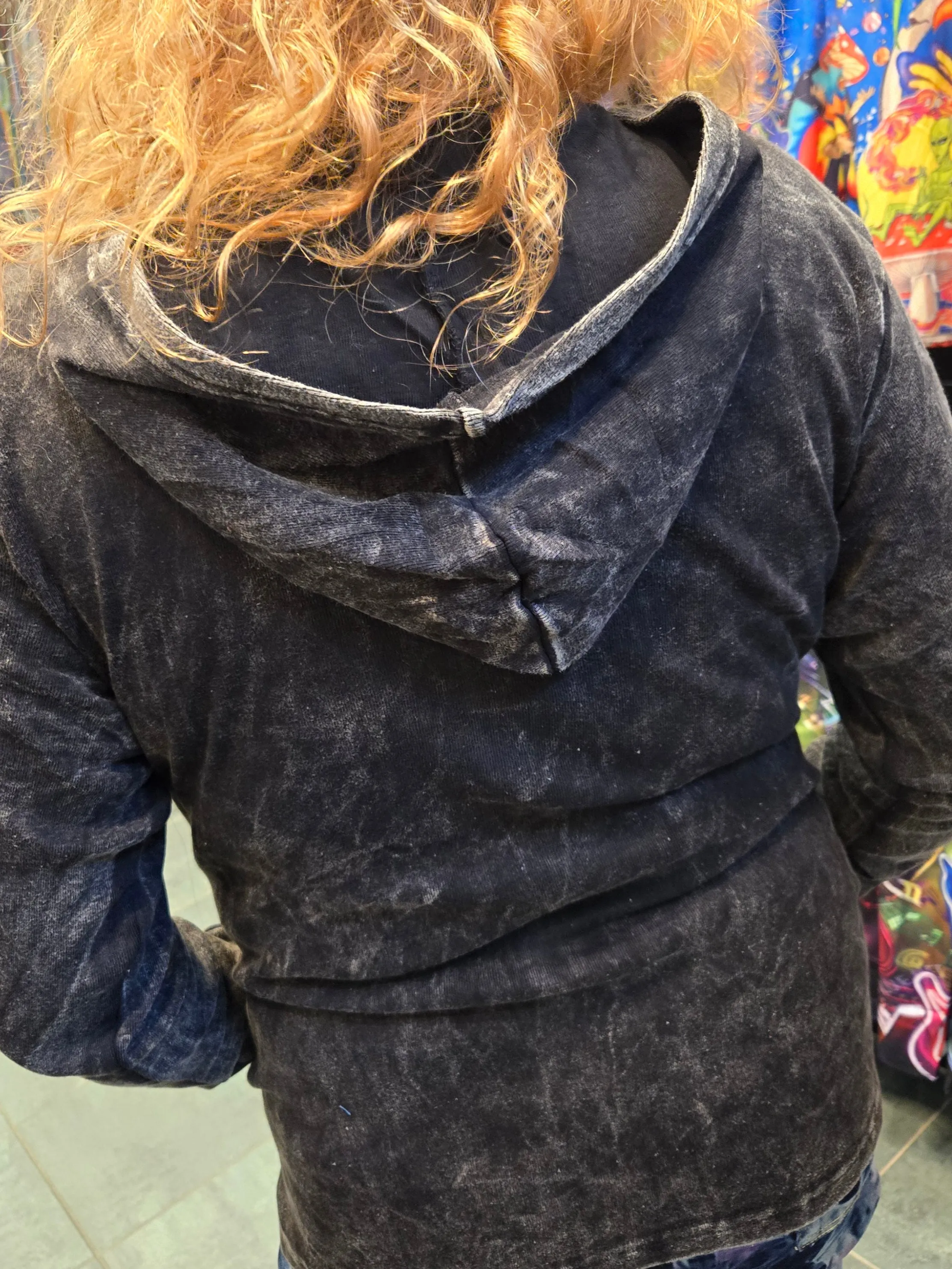 Black Peace Sign Jacket