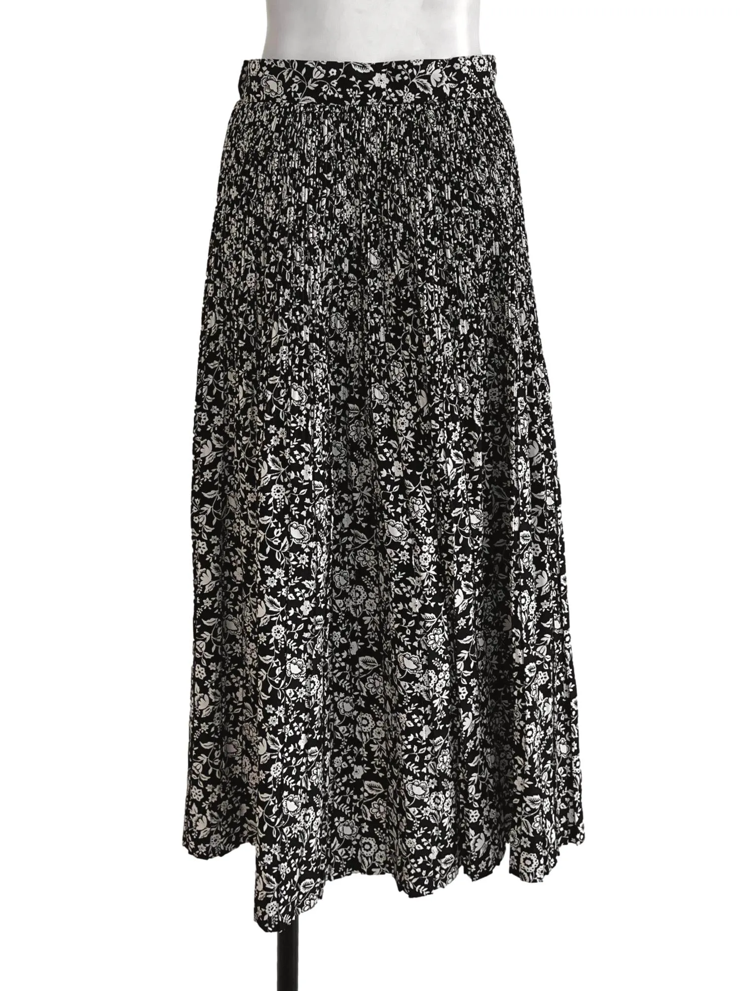 Black Printed Skirt