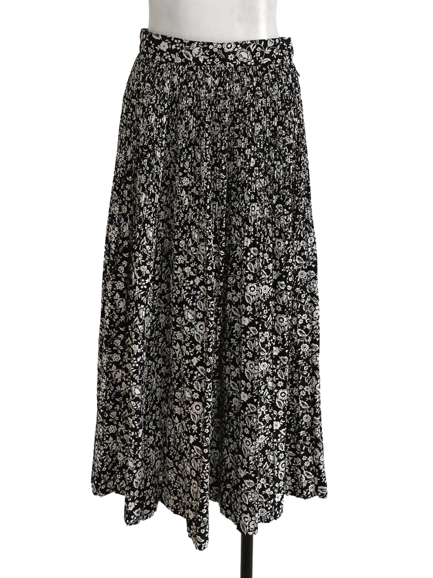 Black Printed Skirt