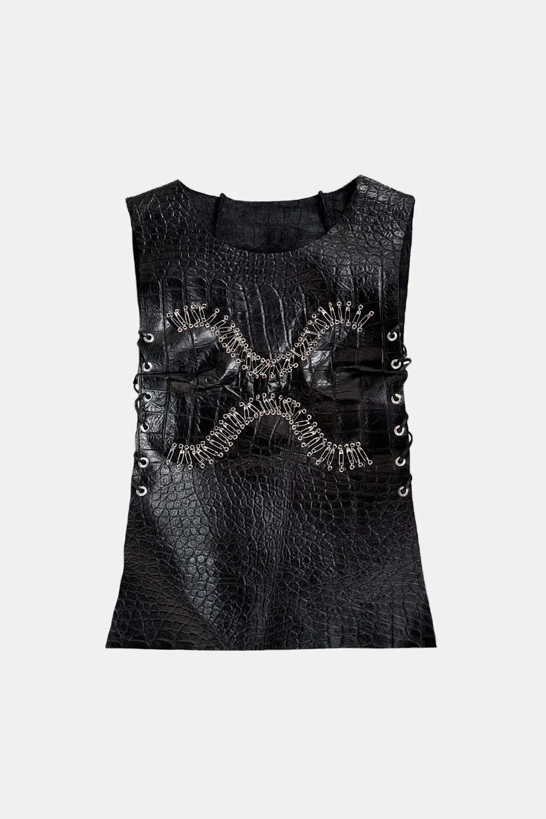 Black Reptile Effect Breastplate