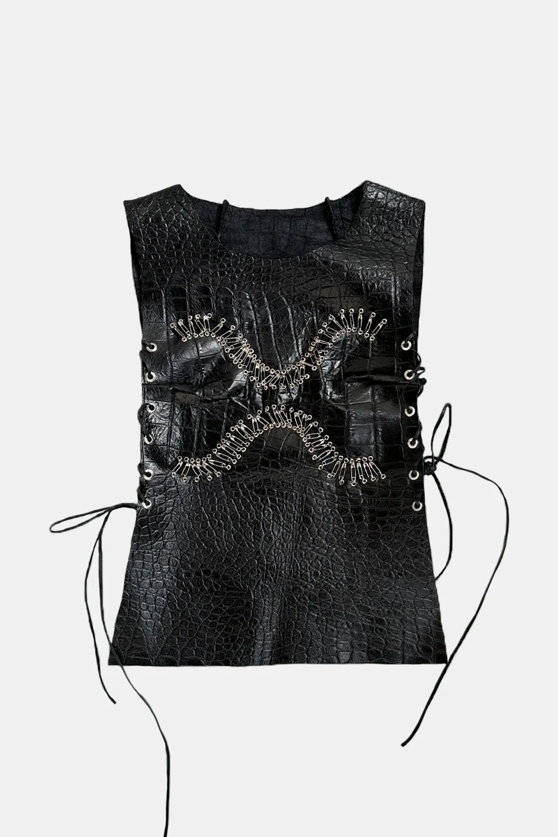 Black Reptile Effect Breastplate