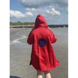 Black Sheep Surf Co Waterproof Changing Robe - Junior Red-Black-Green-Blue-Grey