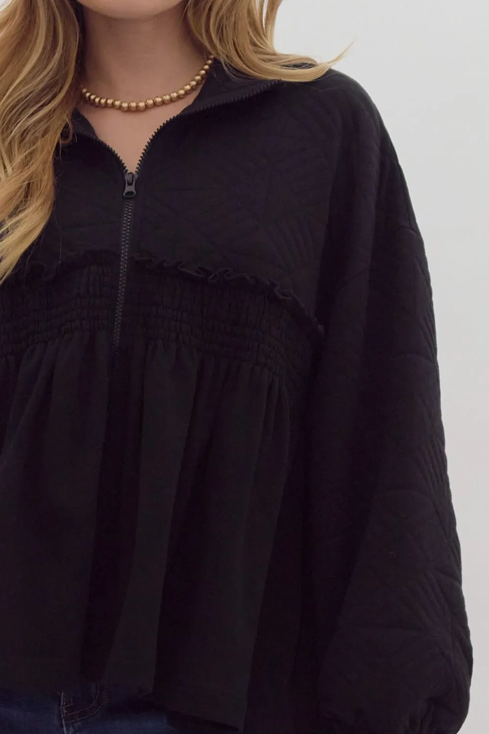 Black Zip Jacket