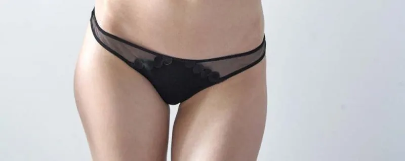 Black/Nero - Briolette Jet Corset Knicker -