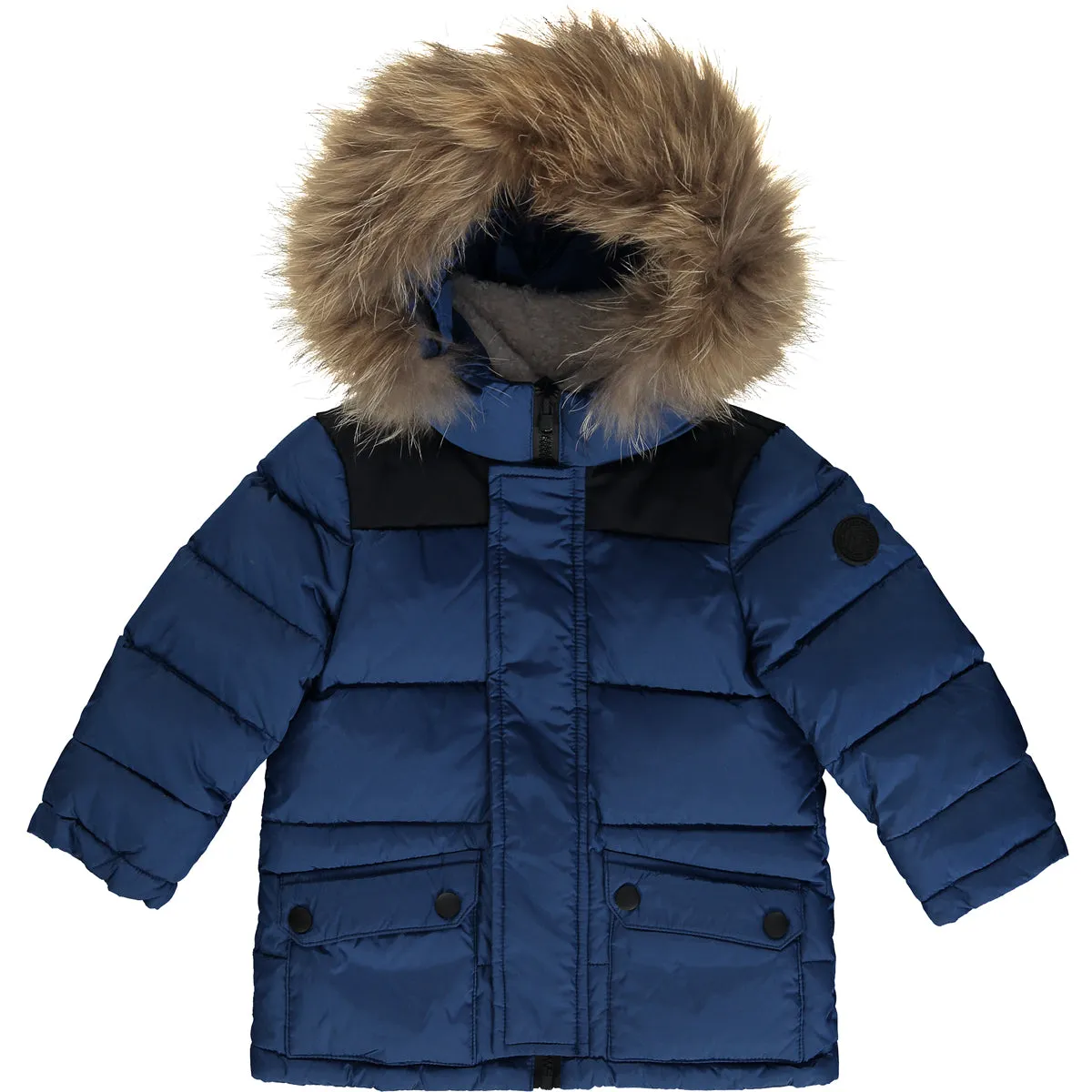 Boys Navy Blue Puffer Jacket