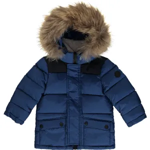 Boys Navy Blue Puffer Jacket