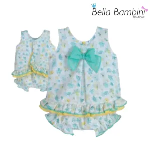 Calamaro Lemon Stripe and Mint Set