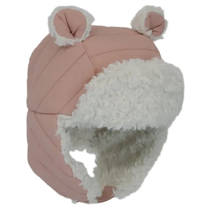 Calikids Nylon Bear Puffer Hat (S2219)