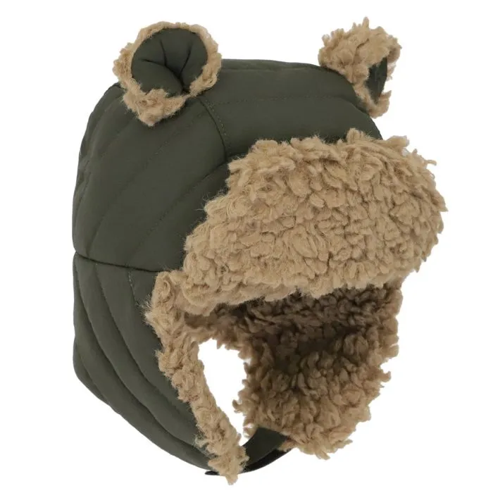 Calikids Nylon Bear Puffer Hat (S2219)