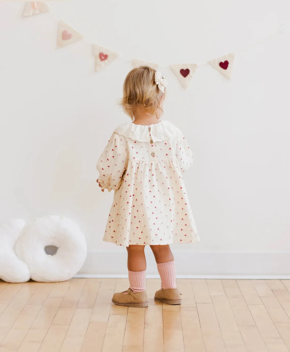 Callie Dress - Heart Ditsy