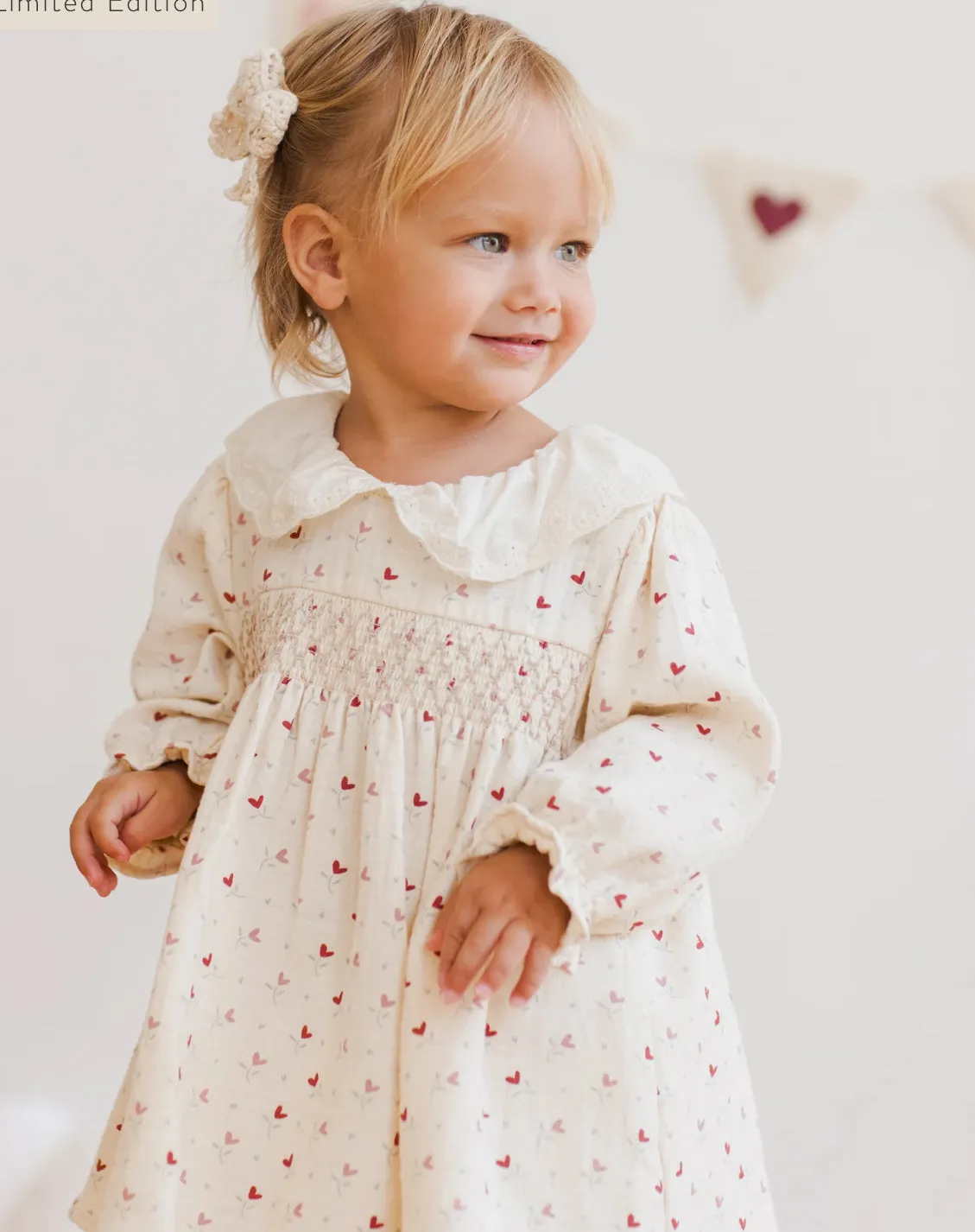 Callie Dress - Heart Ditsy