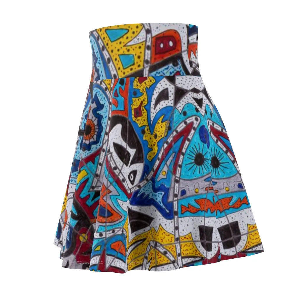 Cascading Grace Women's Skater Skirt
