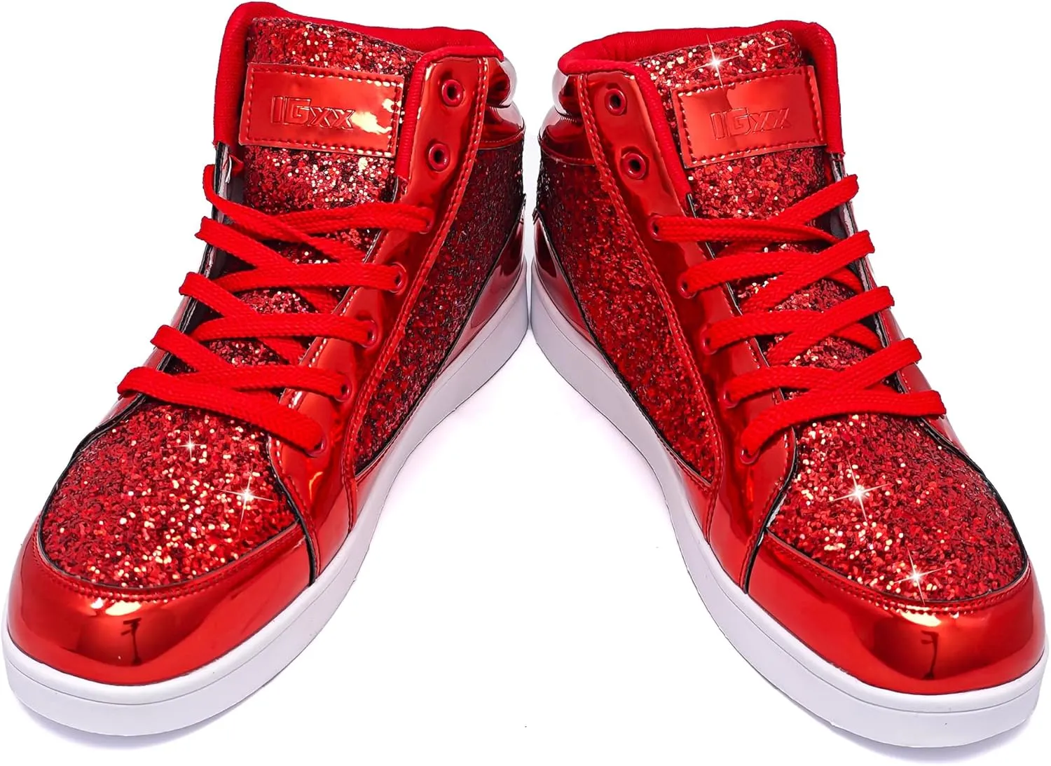 Casual Glitter-Sneakers – NeonFlash