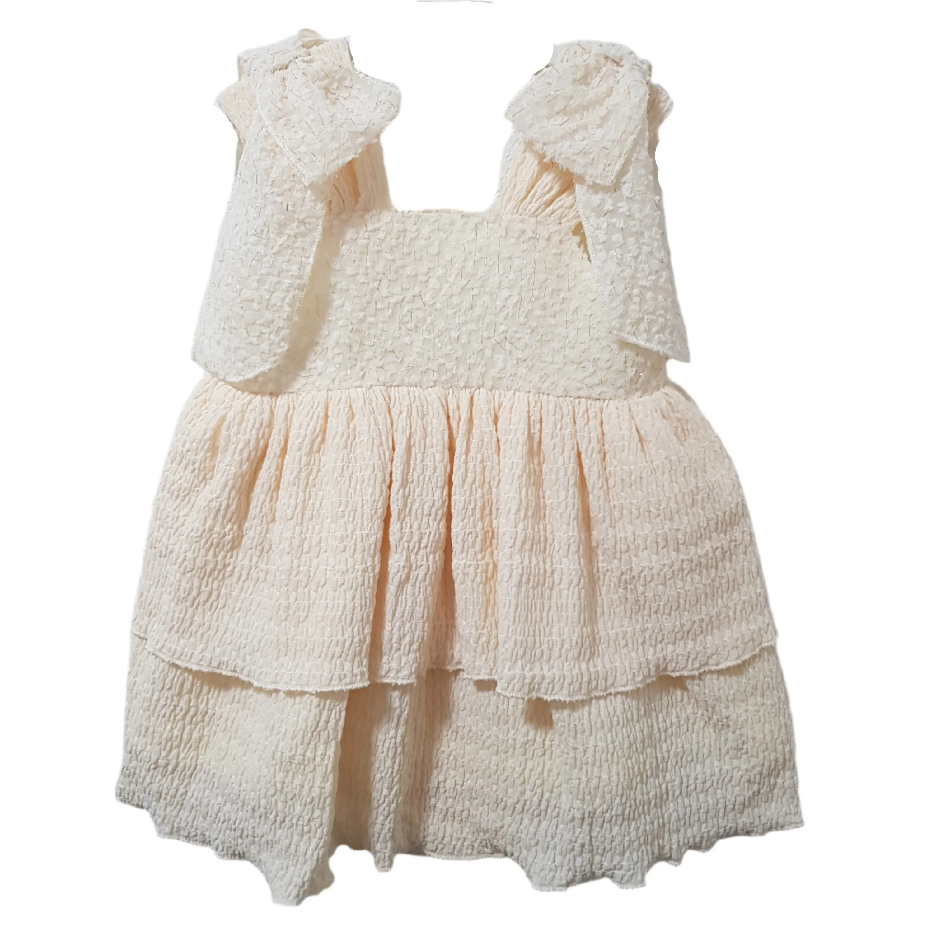 Ceyber Baby Girls Cream Lace Dress