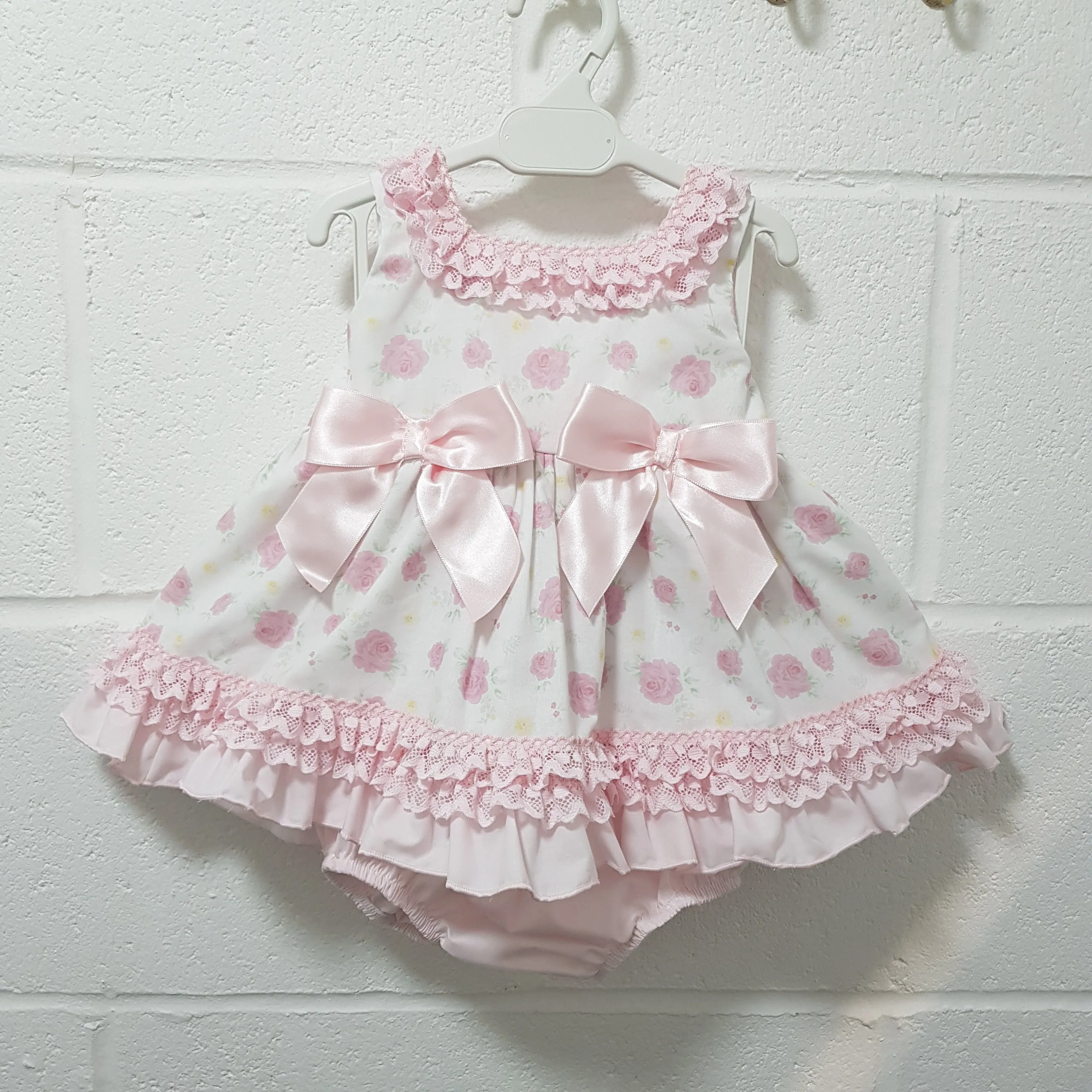 Ceyber Baby Girls Pink Floral Dress