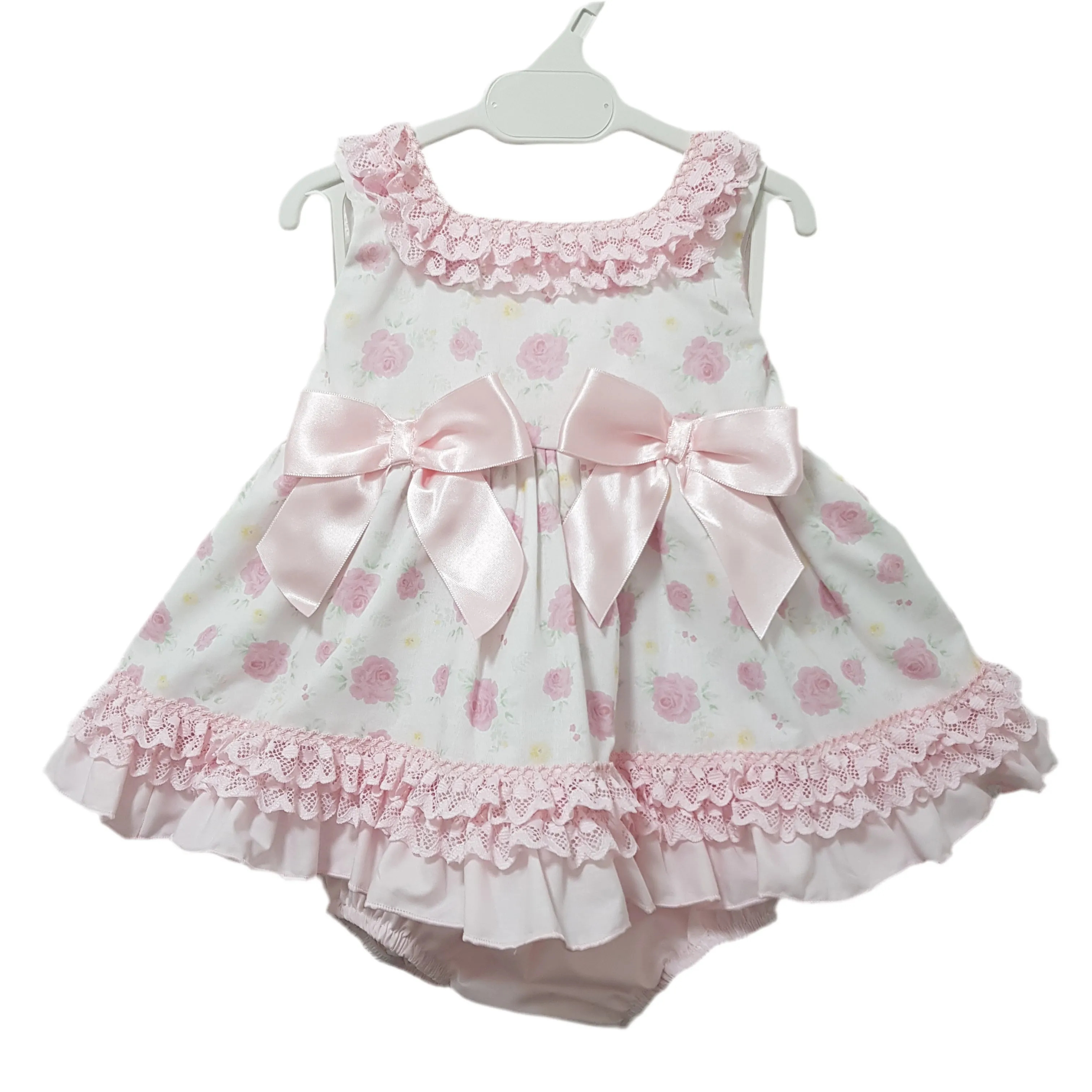 Ceyber Baby Girls Pink Floral Dress