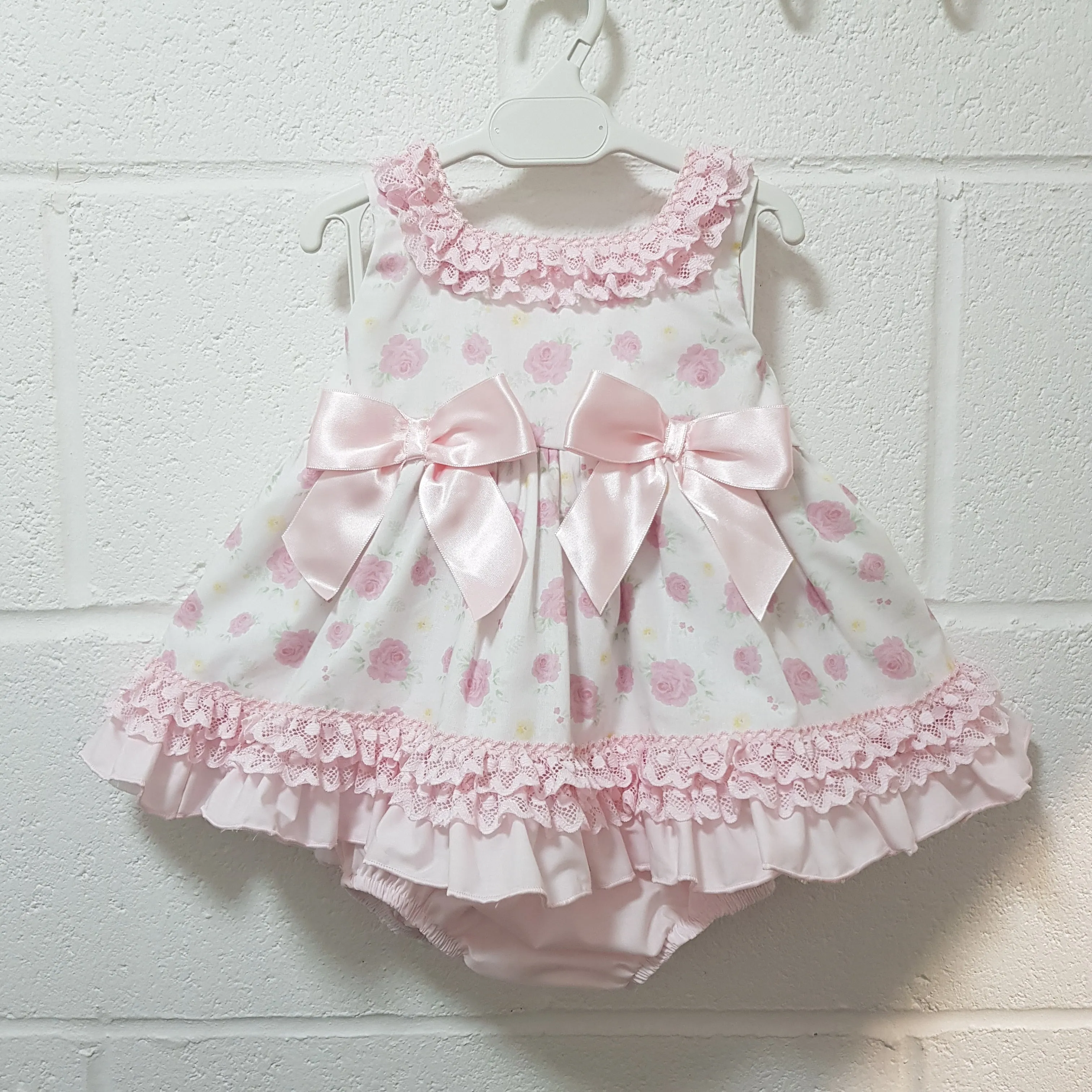 Ceyber Baby Girls Pink Floral Dress