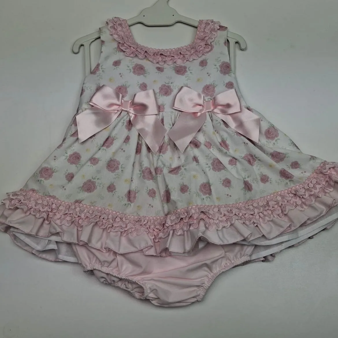 Ceyber Baby Girls Pink Floral Dress