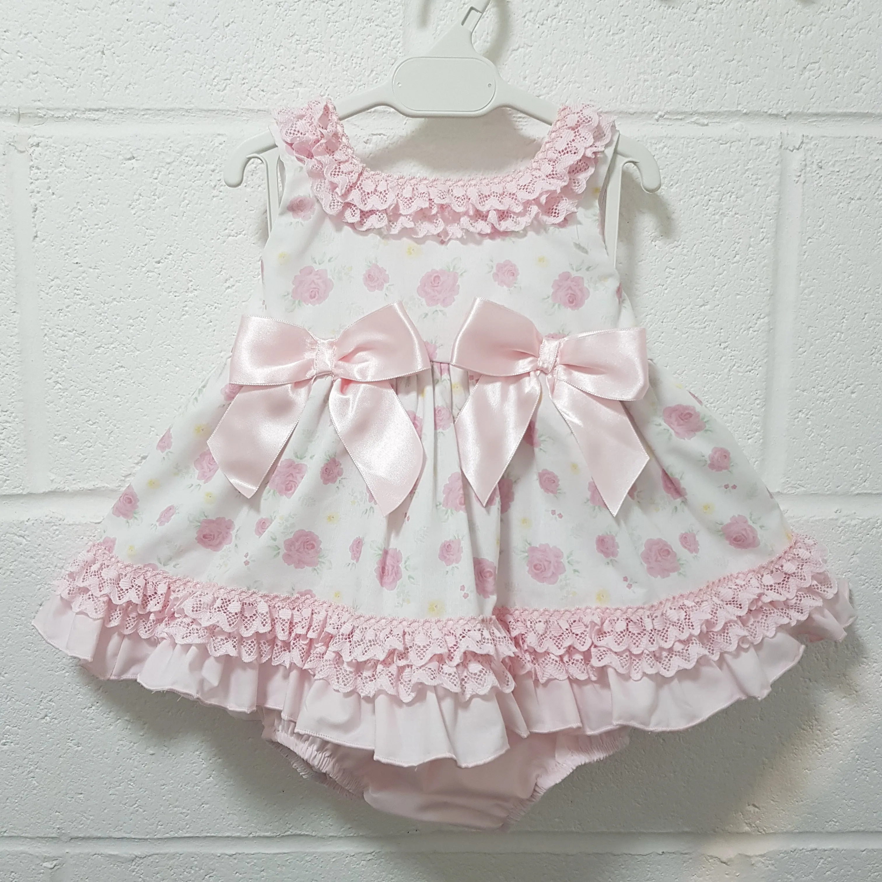 Ceyber Baby Girls Pink Floral Dress