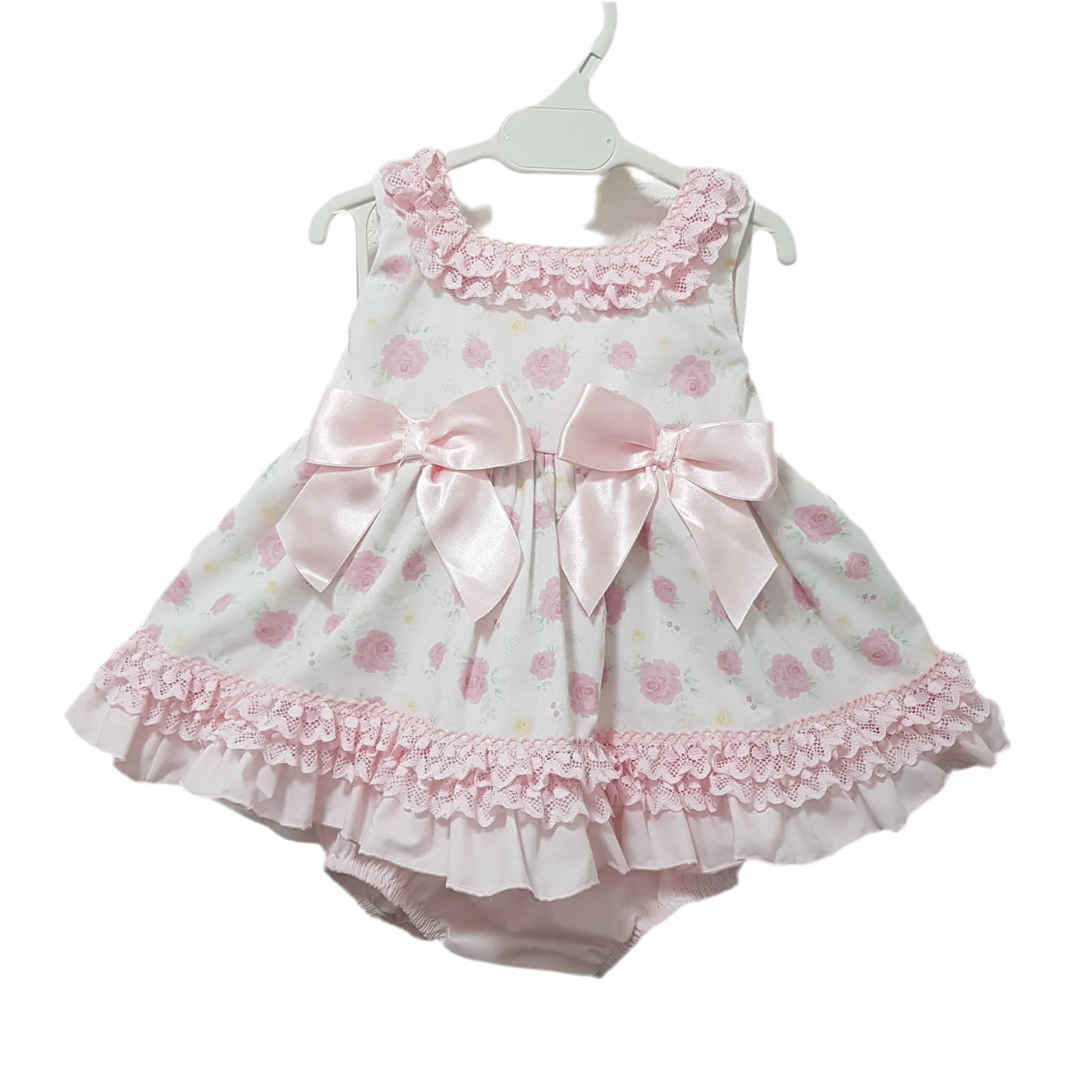 Ceyber Baby Girls Pink Floral Dress