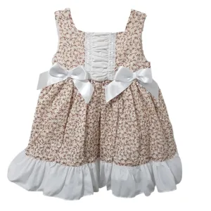 Ceyber Older Girls Brown Floral Dress