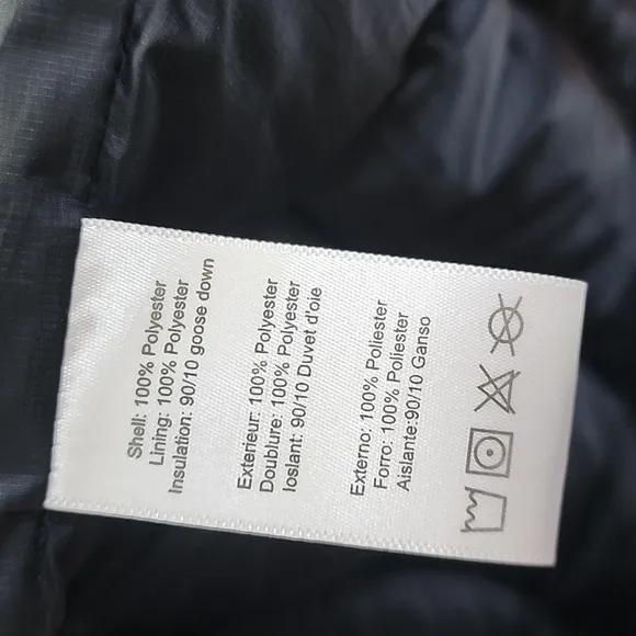 Cirq down winter puffer coat in camoflauge print size XL
