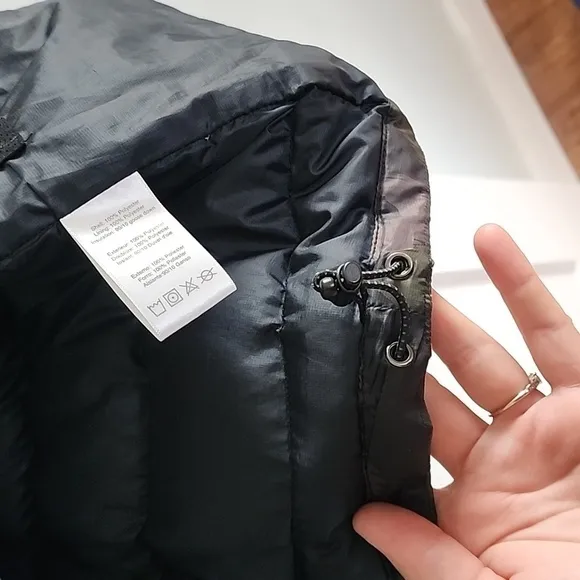 Cirq down winter puffer coat in camoflauge print size XL
