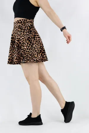 Classic Leopard - Skater Skirt