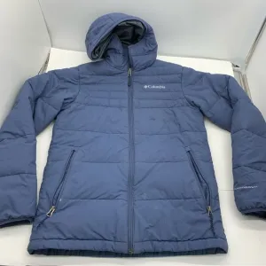 Columbia Turbodown Jacket Womens XS Goose Down Puffer Thermal Omni-Heat Hooded
