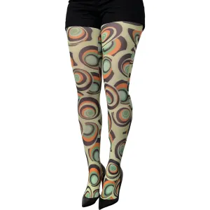 Comfortable Carnaby Tights for Women - Colorful Print