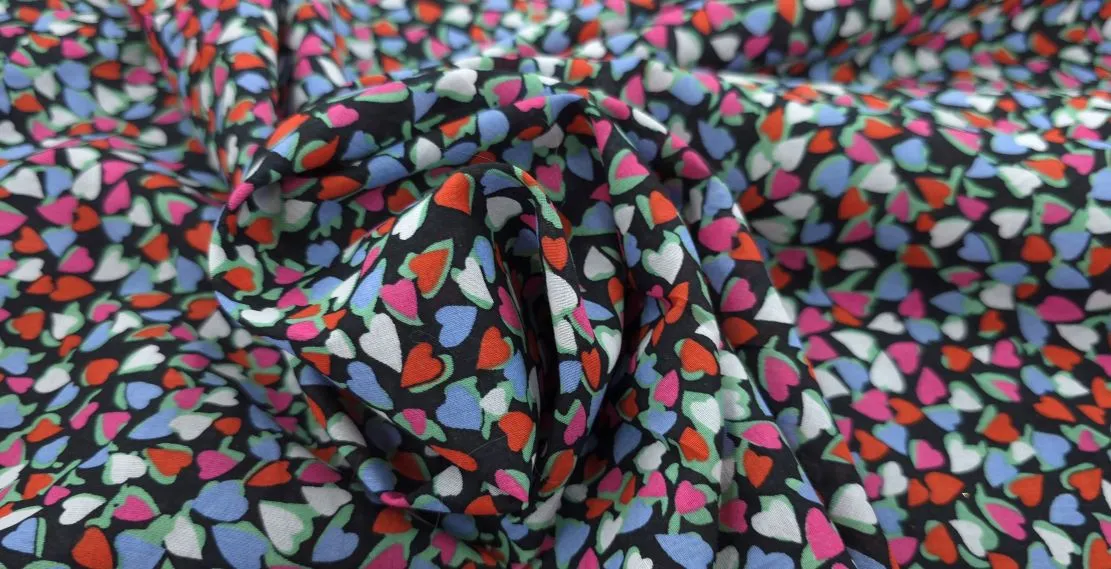 Cotton Voile Hearts