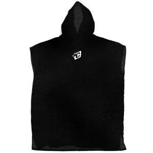 Creatures Icon Poncho Towel - Black
