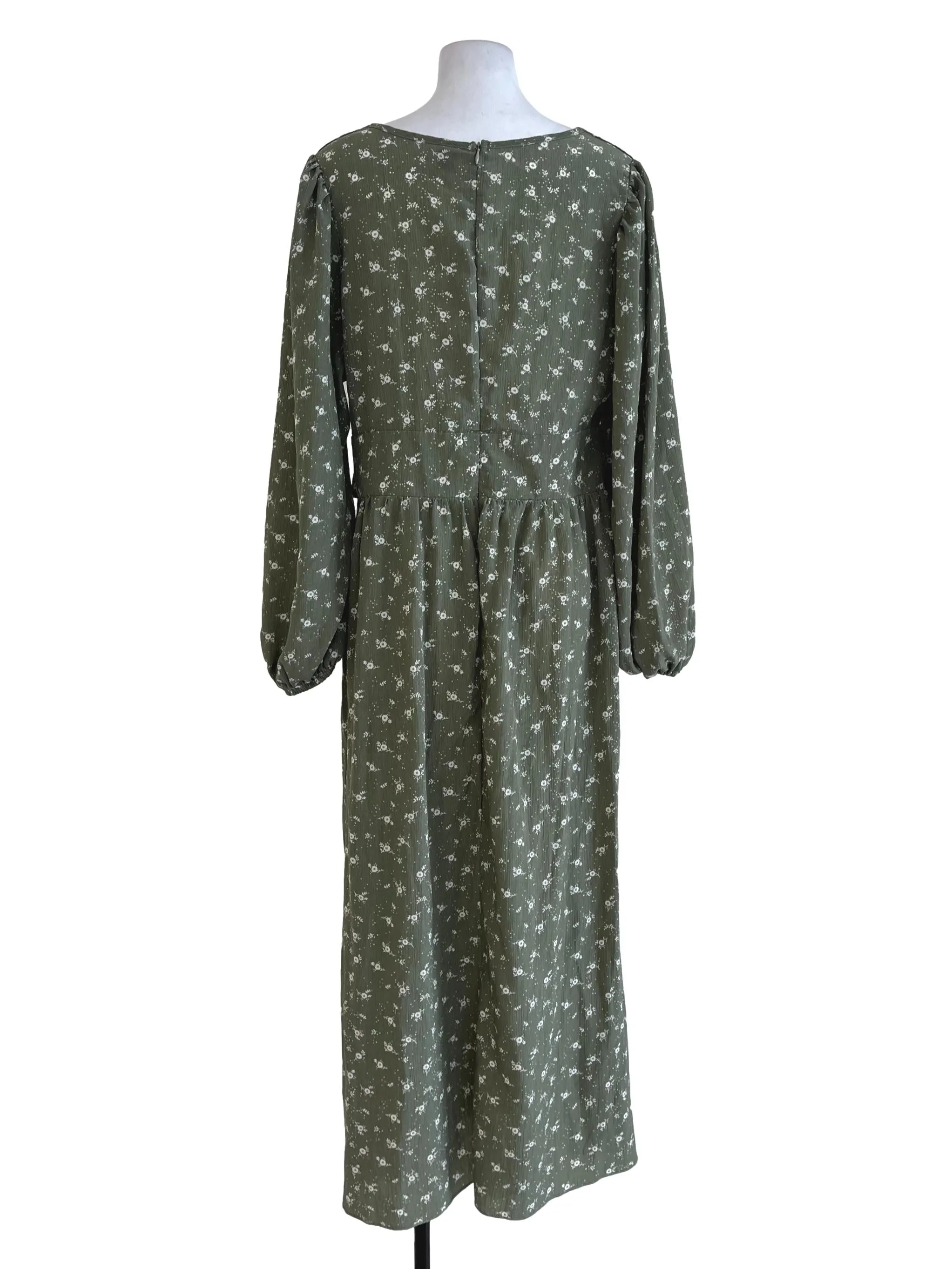 Crocodile Green Printed Dress