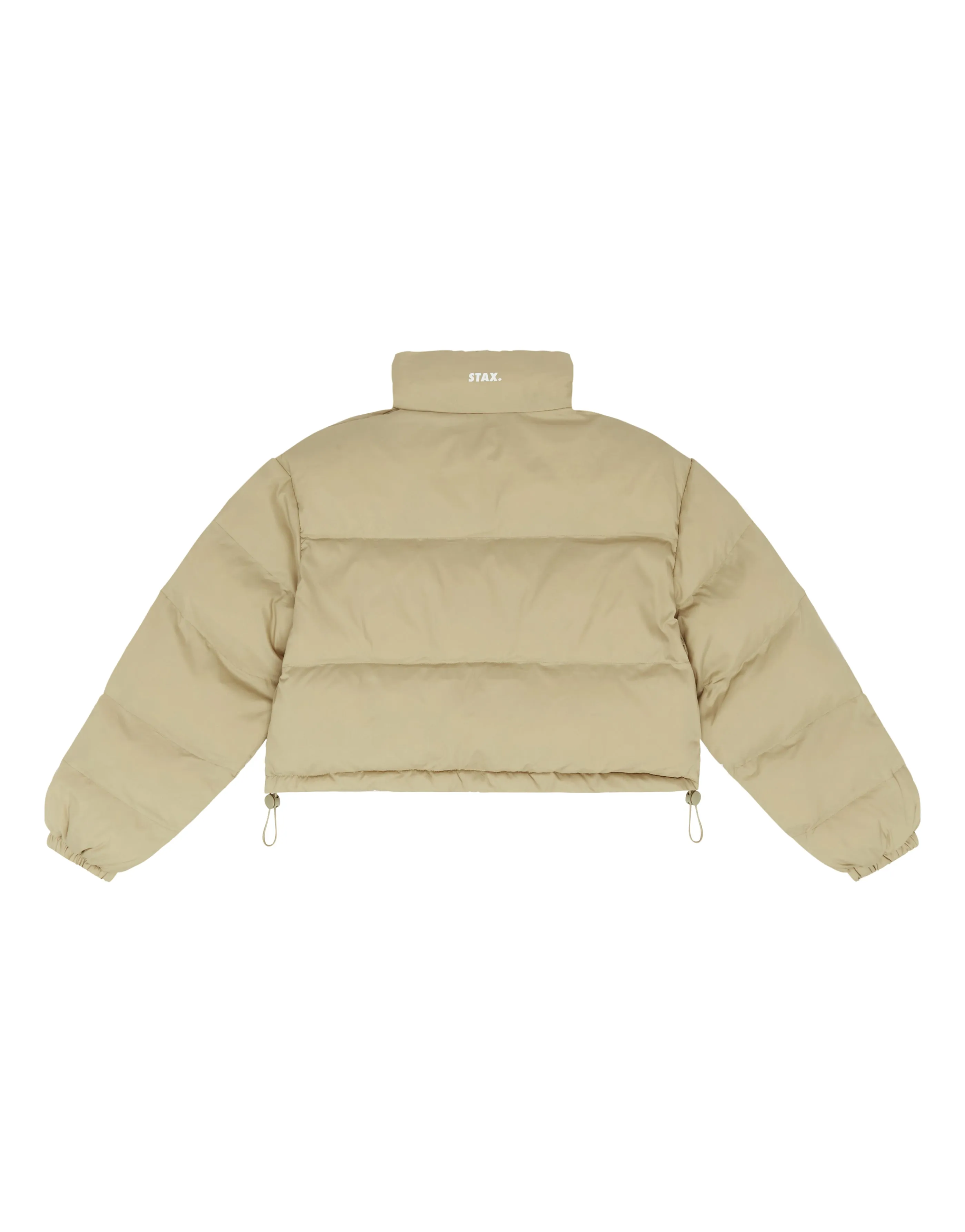 Cropped Puffer- Sand
