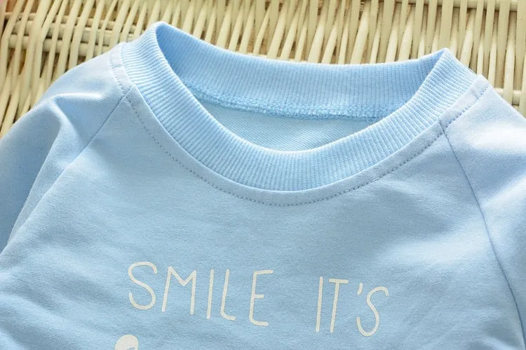 Cute Baby Boy Clothing Set Pullover Pants