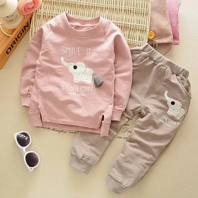 Cute Baby Boy Clothing Set Pullover Pants