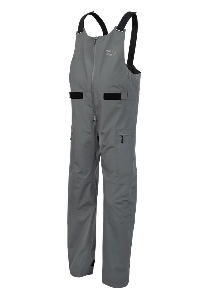 Daiwa Goretex Rainwear Trouser Bib and Braces Grey