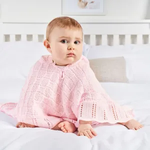Dandelion Pink Knitted Poncho